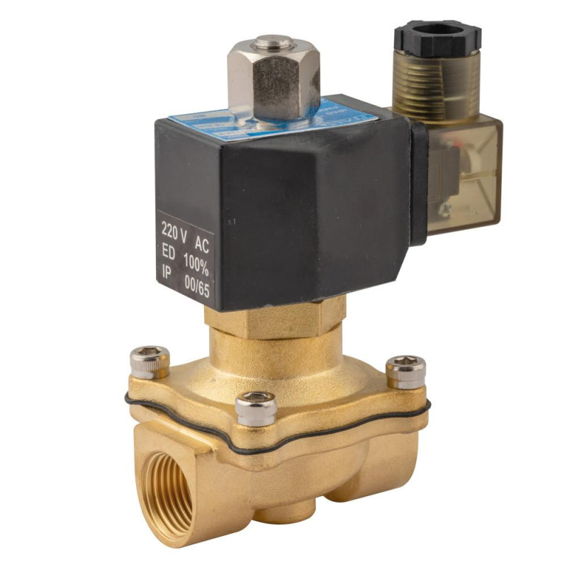 Solenoid valve 1/2" ITALGAS IT2-220-16B, normally open (NO), 2W160-15K AC 220V
