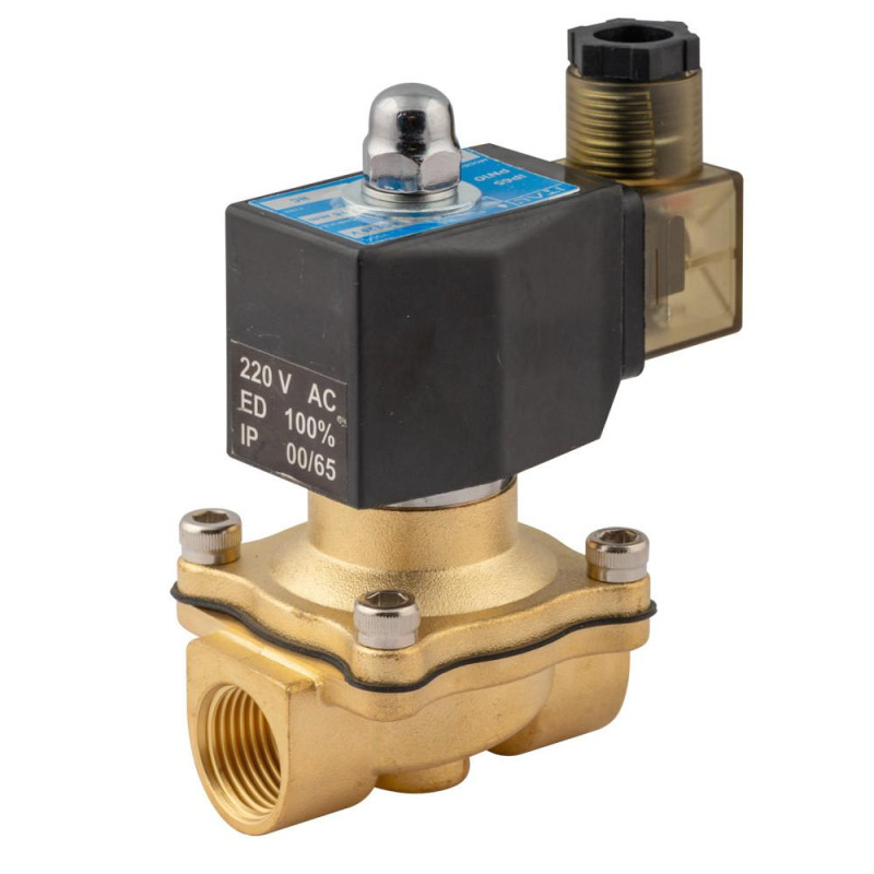 Solenoid valve 3/4" ITALGAS IT2-220-20A, normally closed (NC), 2W200-20 AC 220V